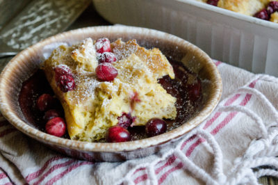 Make-Ahead Cranberry Eggnog Bake For Christmas Breakfast Make-Ahead Cranberry Eggnog Bake For Christmas Breakfast