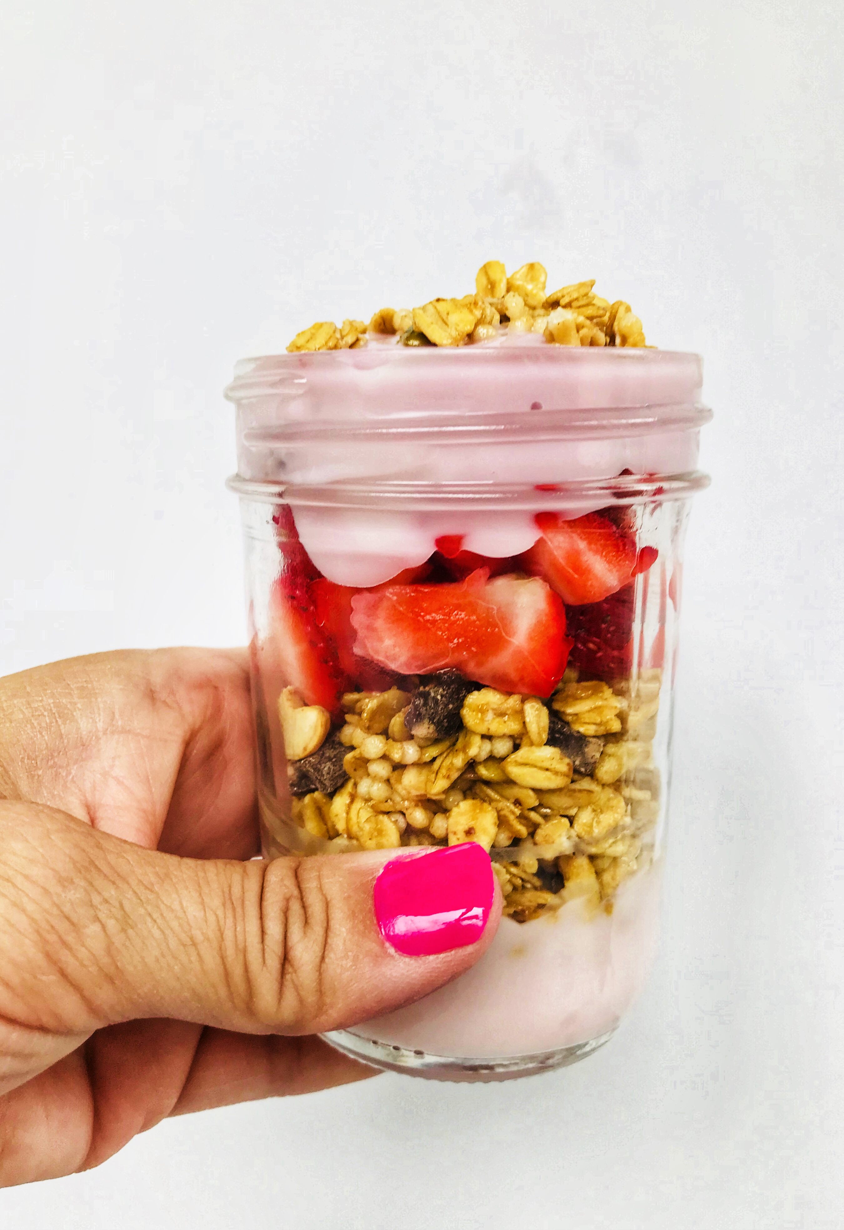 Breakfast Berry Parfaits, Bigelow Tea, Bigelow Probiotic Tea
