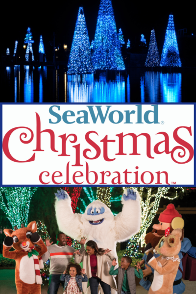 Celebrate Christmas at SeaWorld Orlando 2018 - see the park extras that they offer only during the holiday season.