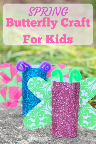Spring Butterfly Craft For Kids, spring craft, easter craft, toilet paper roll crafts Spring Butterfly Craft For Kids, spring craft, easter craft, toilet paper roll crafts