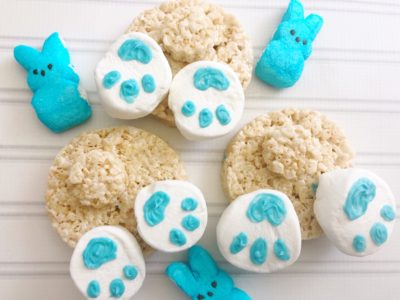 Easter Kids Snack Ideas, Bunny Butt Rice Krispies Easter Kids Snack Ideas, Bunny Butt Rice Krispies