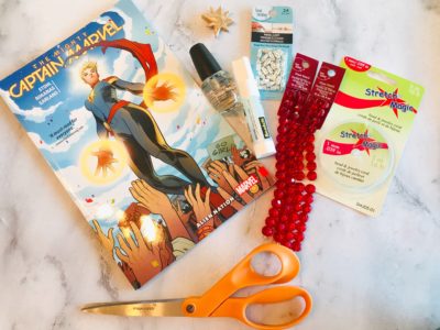 DIY Captain Marvel, Captain Marvel Necklace, Captain Marvel Hala Star, Captain Marvel DIY Costume Necklace, DIY Superhero Craft, Teen Craft DIY Captain Marvel, Captain Marvel Necklace, Captain Marvel Hala Star, Captain Marvel DIY Costume Necklace, DIY Superhero Craft, Teen Craft