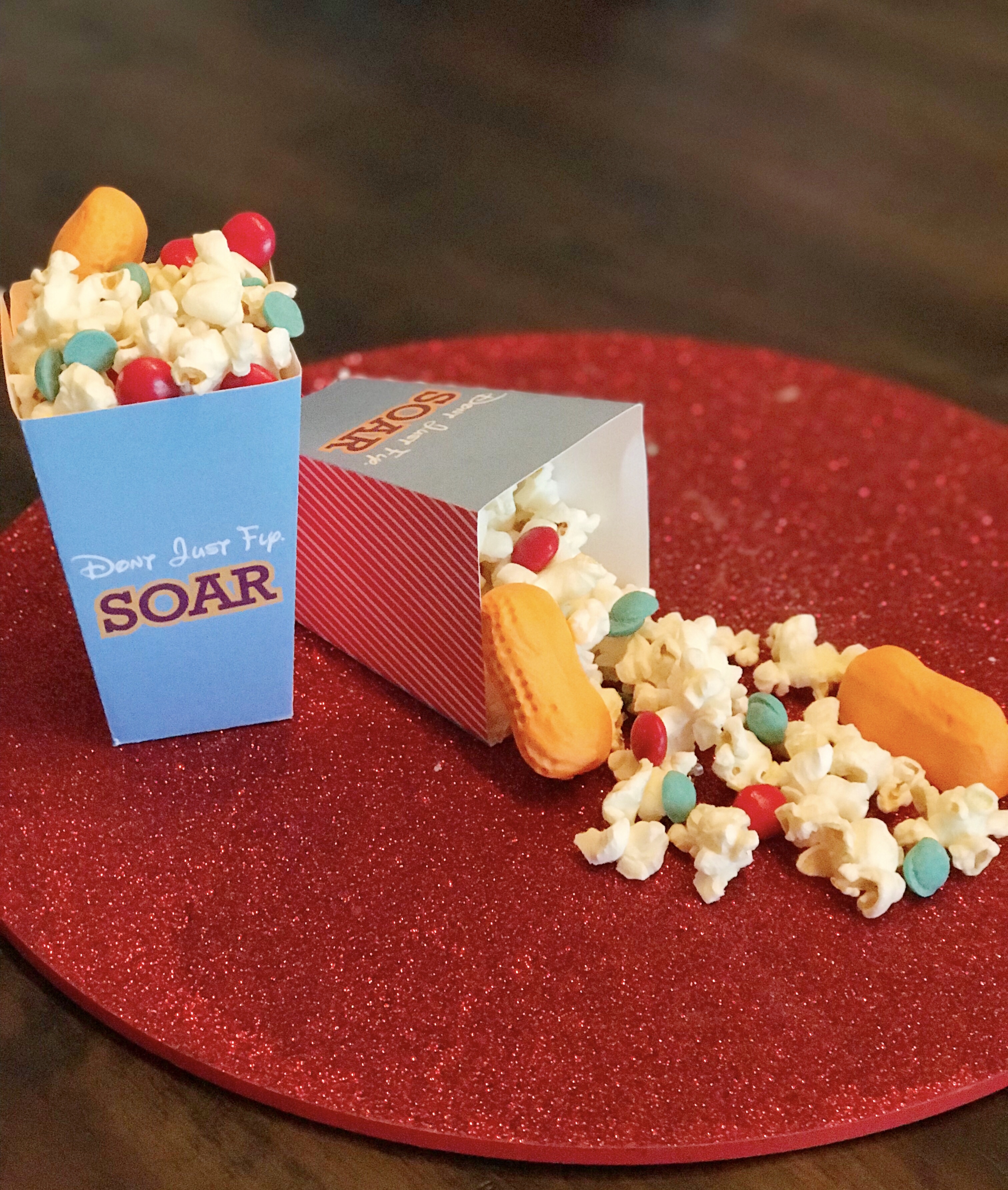 Printable Dumbo Popcorn Bucket, Dumbo Snack Mix, Disney Snack Mix Recipe, Dumbo Inspired Recipe