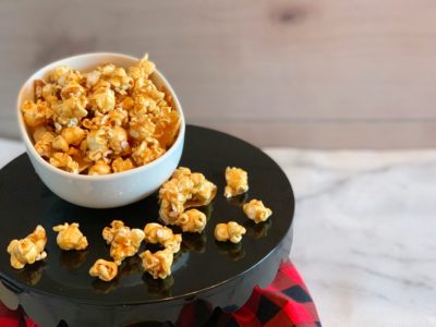 Baked Caramel Corn, Easy Baked Caramel Corn, Caramel Corn Without Corn Syrup, Homemade Caramel Corn Recipe