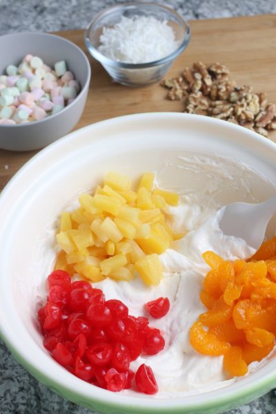 Easy Salad Recipe, Sweet Salad Recipe, Old Fashioned Dessert Salad Easy Salad Recipe, Sweet Salad Recipe, Old Fashioned Dessert Salad