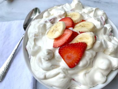 Strawberry Banana Cheesecake Dessert Salad Recipe Strawberry Banana Cheesecake Dessert Salad Recipe