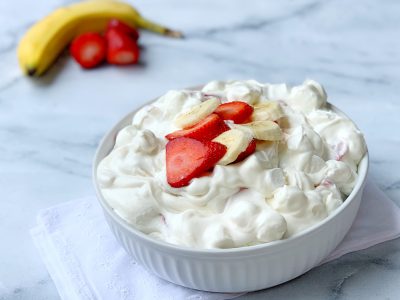 Strawberry Banana Cheesecake Dessert Salad Recipe Strawberry Banana Cheesecake Dessert Salad Recipe