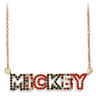 Mickey Mouse Lettering Necklace Mickey Mouse Lettering Necklace