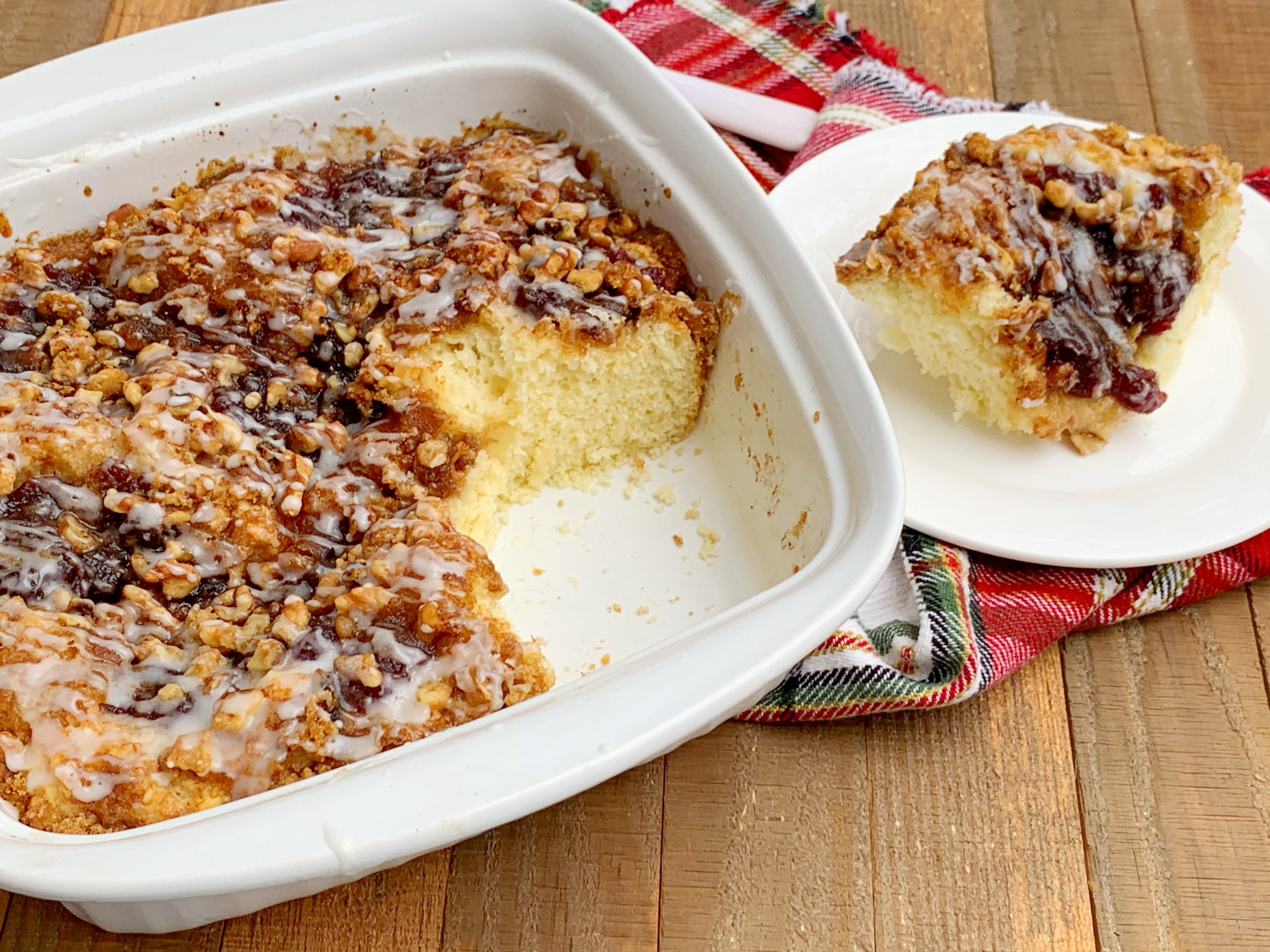 Christmas Cranberry Coffee Cake Recipe