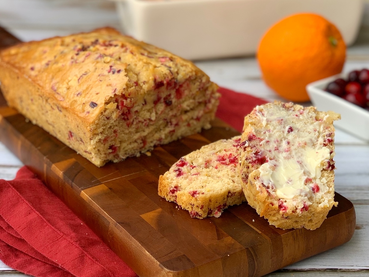 Cranberry Orange Bread Recipe, Cranberry Orange Quick Bread