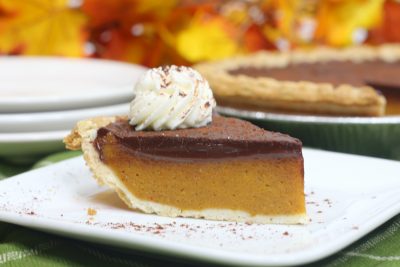 Pumpkin Pie With Chocolate Ganache Topping (Thanksgiving Dessert Recipe) Pumpkin Pie With Chocolate Ganache Topping (Thanksgiving Dessert Recipe)