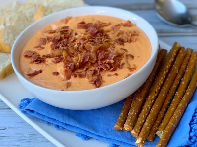 Hot Bacon Cheddar Slow Cooker Dip Recipe