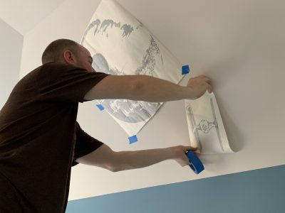 Adding Star Wars Decals To Baby Nursery