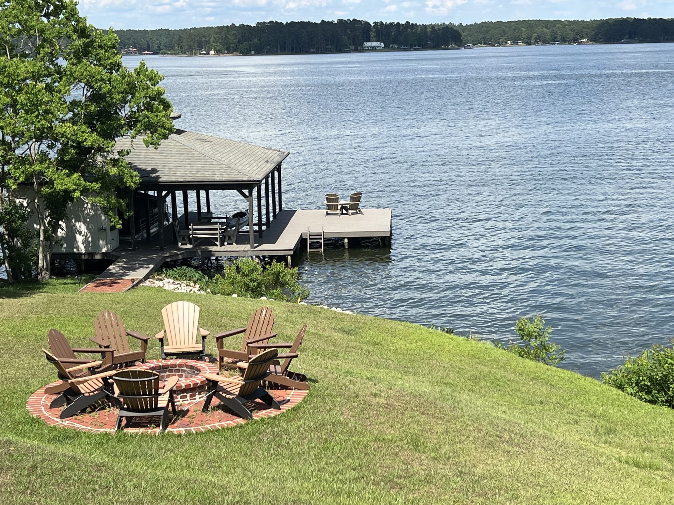 Lake Sinclair view from rental house