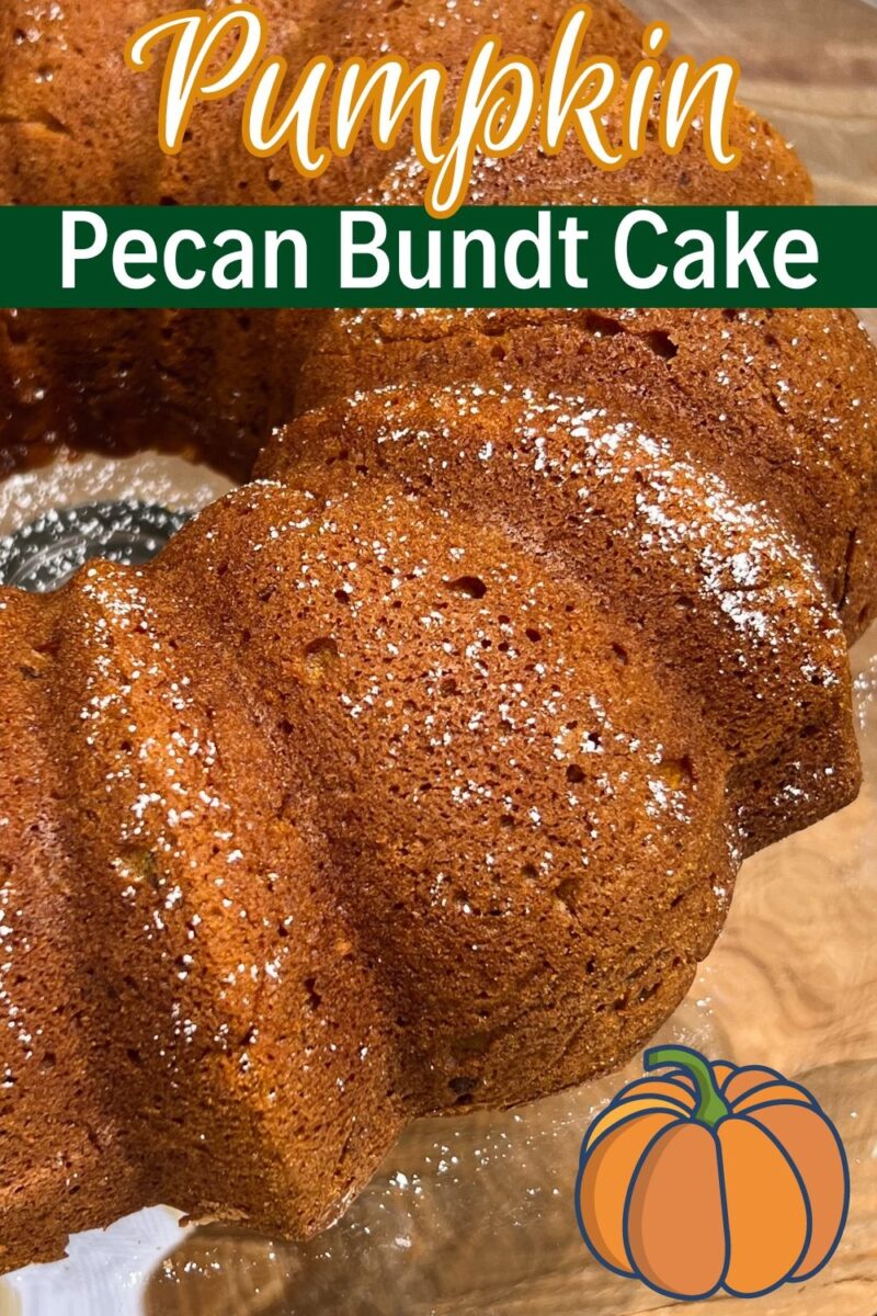 The best pumpkin pecan Bundt Cake recipe for fall!